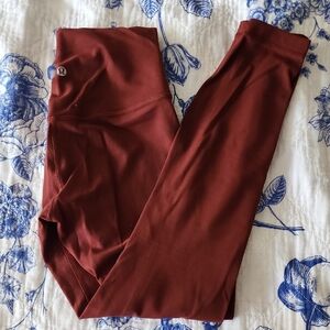lululemon athletica High-Rise Leggings in Deep Wine
